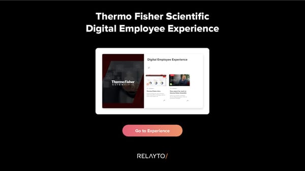 Digital Employee Experience | Thermo Fisher Scientific - Page 1